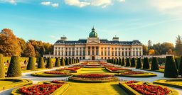 Palais de Schönbrunn à Vienne et ses jardins baroques fleuris